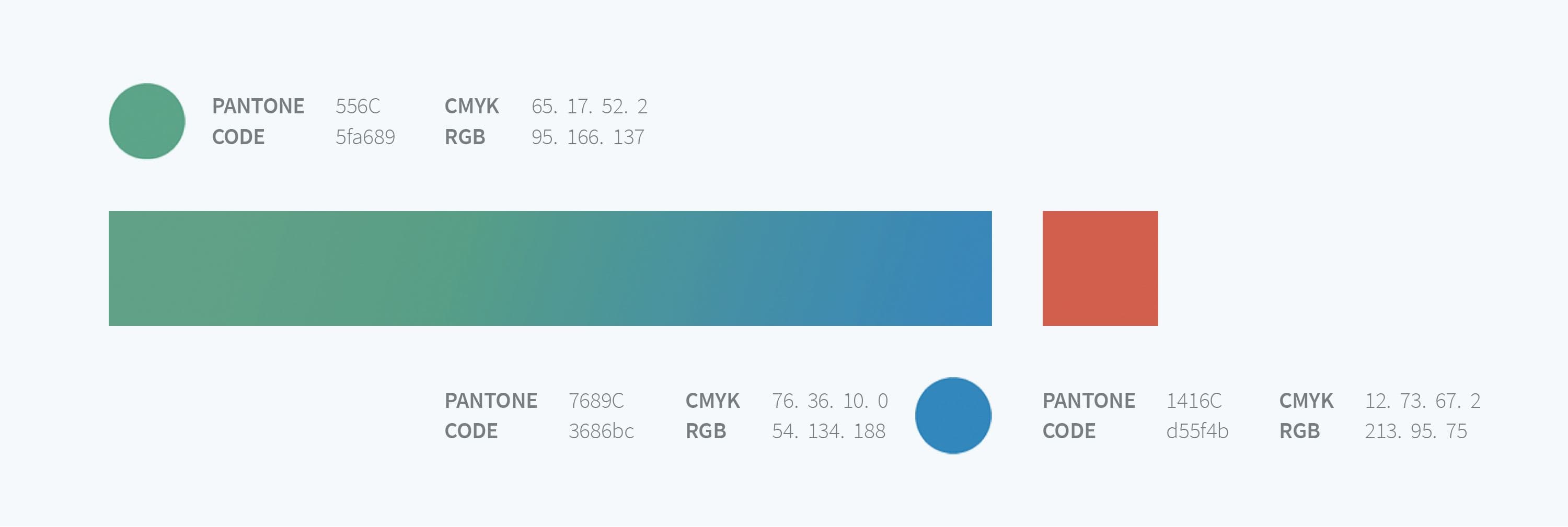 Chemstree 심볼마크에 쓰인 컬러 정의